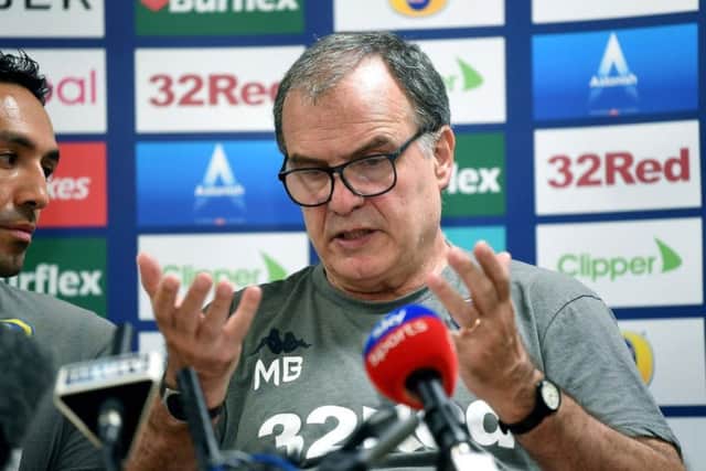 Leeds United head coach Marcelo Bielsa is not intimidated by the prospect of visiting The Den.