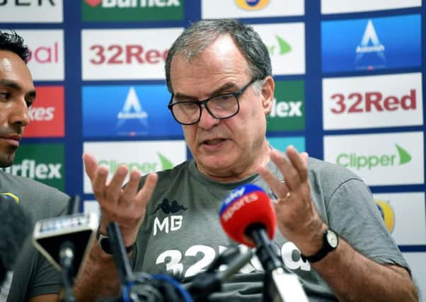 Leeds United head coach Marcelo Bielsa is not intimidated by the prospect of visiting The Den.