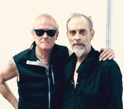 David J with Peter Murphy. Picture: Darwin Meiners