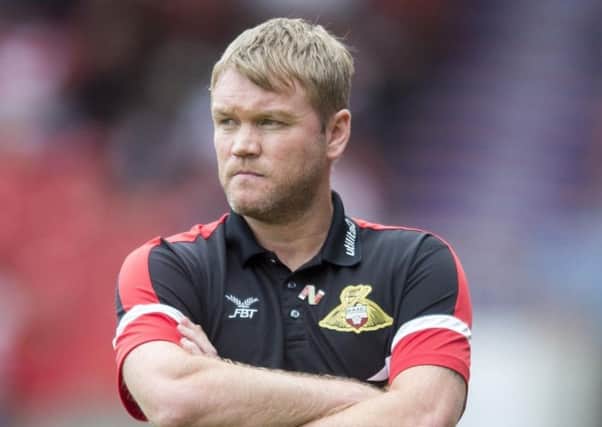 Doncaster Rovers manager Grant McCann.