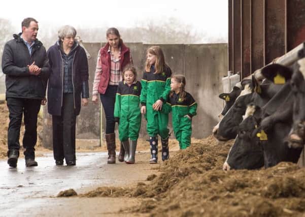 Theresa May on a farm visit - will Brexit be good for agriculture?