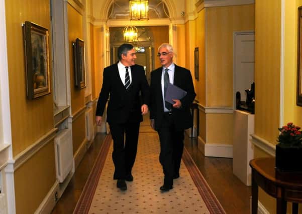 Gordon Brown and Alistair Darling led the country during the financial crisis.