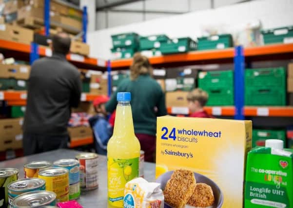 People in employment are among those now using food banks.