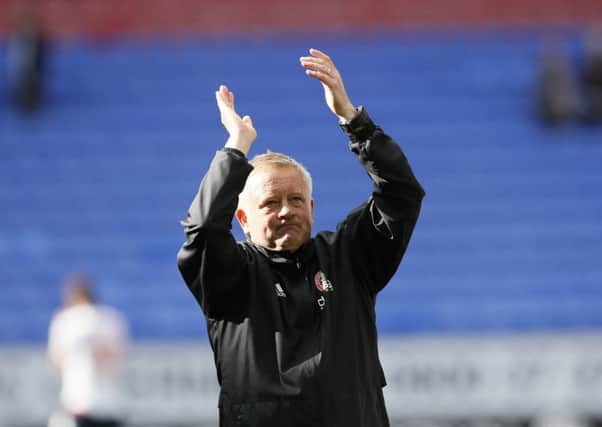 Sheffield United manager Chris Wilder manager. Picture: Simon Bellis/Sportimage.