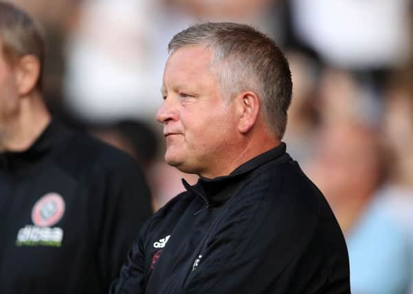 Sheffield United manager Chris Wilder. Picture: Lynne Cameron/Sportimage
