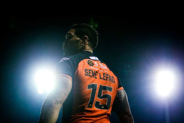 COUNT ME IN: Castleford's Jesse Sene-Lefao is keen to make up for lost time. Picture by Alex Whitehead/SWpix.com