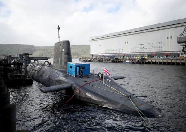Embargoed to 0001 Friday September 21
File photo dated 29/09/2017 of the Vanguard-class nuclear deterrent submarine HMS Vengeance at HM Naval Base Clyde, Faslane, the infrastructure for supporting the Royal Navy's fleet of nuclear submarines is no longer "fit for purpose", MPs have warned. PRESS ASSOCIATION Photo. Issue date: Friday September 21, 2018. The Commons Public Accounts Committee said past decisions to delay maintenance at the Ministry of Defence's (MoD) 13 nuclear sites around the UK had created a "ticking time bomb". See PA story DEFENCE Nuclear. Photo credit should read: Jane Barlow/PA Wire