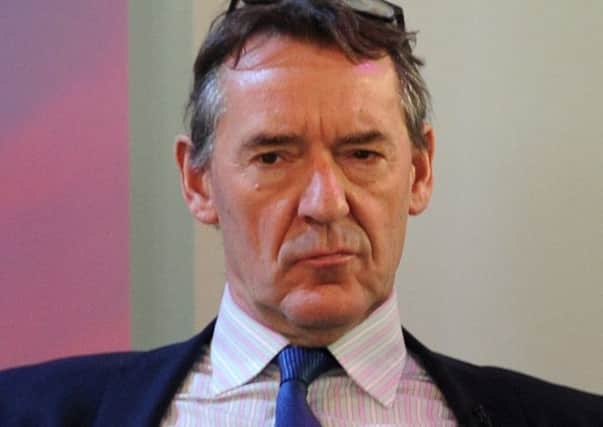 Lord Jim O'Neill gave a keynote speech to politicians, business leaders and academics at a conference held by Global Policy North in Leeds today. Picture by Tony Johnson.