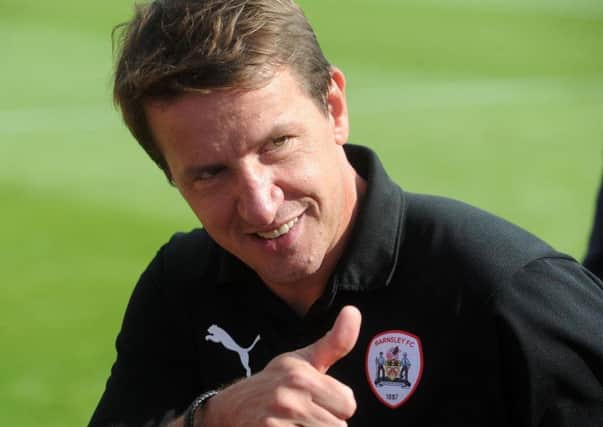 Barnsley head coach Daniel Stendel has taken a different route to training this week