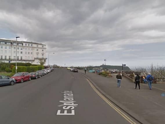 It happened on the Esplanade in Scarborough