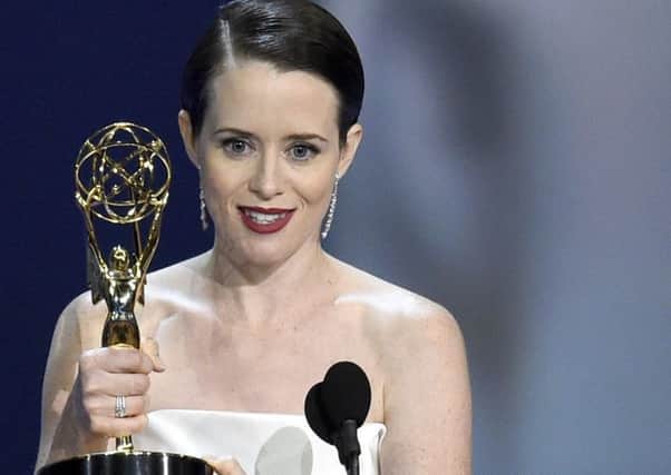 No one who has watched The Crown will begrudge Claire Foy her award. (AP).