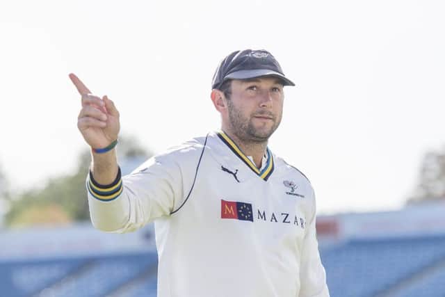 Yorkshire's Tim Bresnan's five wickets for 28 runs were his best figures in his county championship career. (Picture: SWPix.com)
