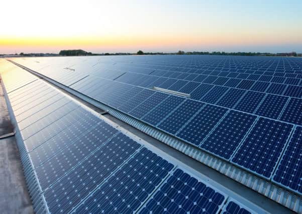 ADOBE STOCK
Power plant using renewable solar energy with sun