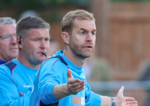 Disappointed: Harrogate Town manager Simon Weaver. Picture: Town Pix