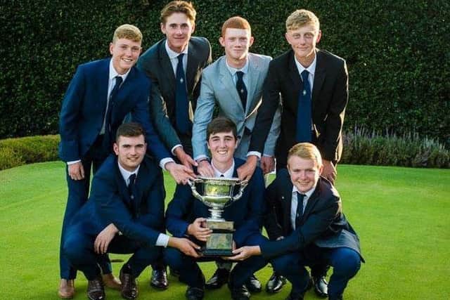 Yorkshire Boys English County Champions have retained their crown.The Yorkshire team was coached by Craig Fricker of Styrrup Hall and included five members of last years winning line-up: Charlie Daughtrey (Rotherham), Michael Hay (Middlesbrough), Jack Leversidge (Abbeydale), Callum Macfie (Lindrick) and Ben Schmidt (Rotherham). They were joined by Joshua Berry (Doncaster) and Jack Maxey (Hornsea).