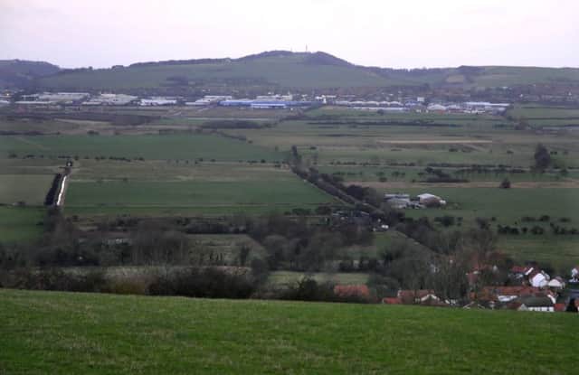View from the top of Folkton Brow.