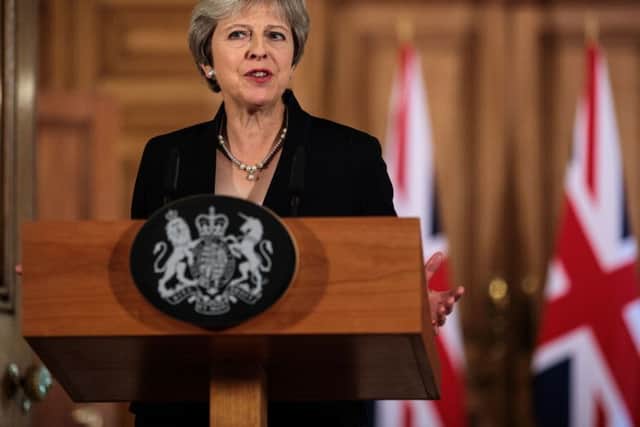 Theresa May delivered a live statement from 10 Downing Street after being rebuffed by EU leaders at the Salzburg summit.