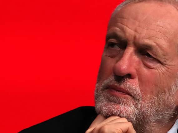 Labour leader Jeremy Corbyn during the Labour Party's annual conference at the Arena and Convention Centre (ACC), in Liverpool. Peter Byrne/PA Wire
