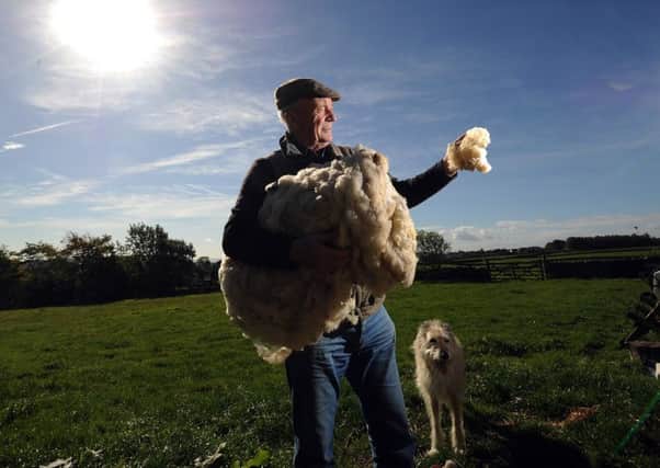 Peter Conwell, pictured on his farm at Bradshaw, Halifax ahead of Masham Sheep Fair. Pictures by Simon Hulme.