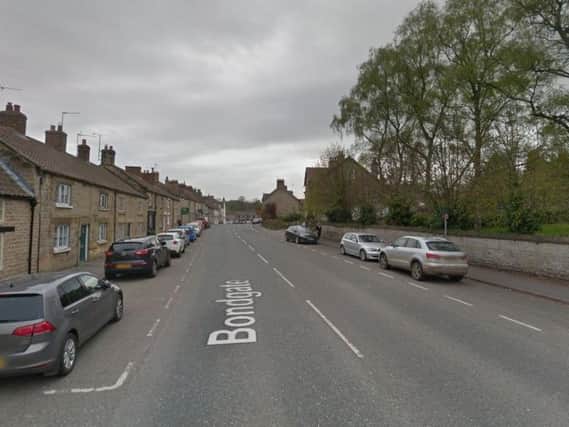 Bondgate, Helmsley, where the remains of an adult body were found at an address on Tuesday. Pic: Google.