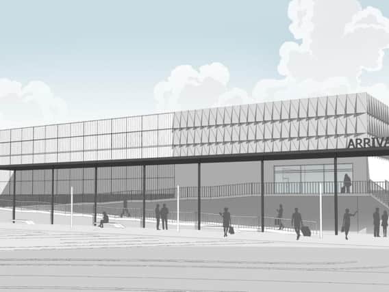 An early artist impression of how the terminal may look.