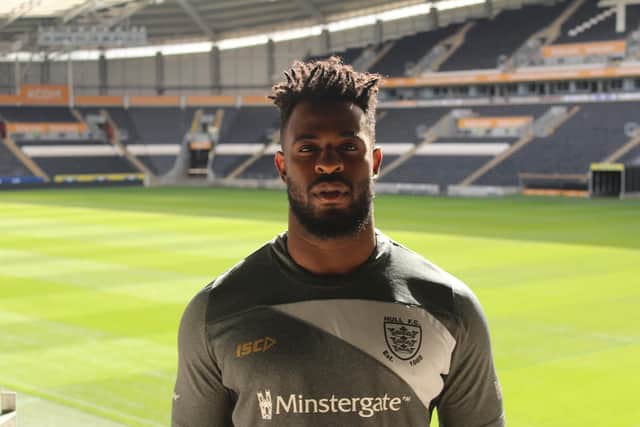Hull FC prop Levy Nzoungou arrives from Salford Red Devils (PIC: LEWIS SCOTT)