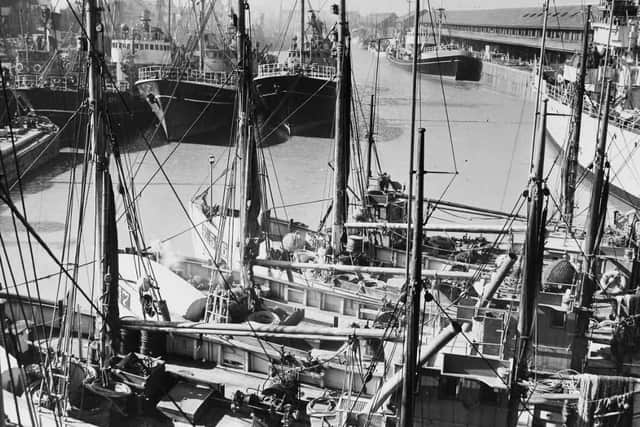 Hull in its heyday as a fishing port