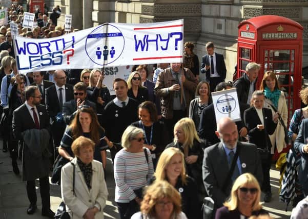 Did headteachers have the right to march on Parliament and 10 Downing Street?