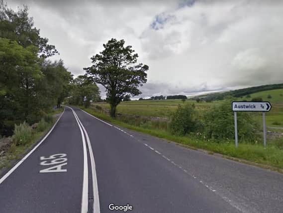 The A65 between Clapham and Austwick. Photo: Google.