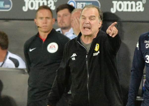 Leeds United head coach Marcelo Bielsa says that his side work hard on finishing in training and hopes to see them become more efficient at taking their opportunities (Picture: Bruce Rollinson).