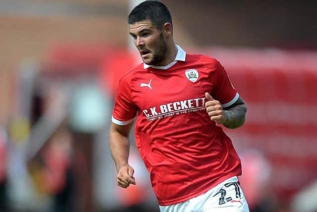Alex Mowatt scored a picture-book goal for Barnsley at home to Plymouth Argyle.