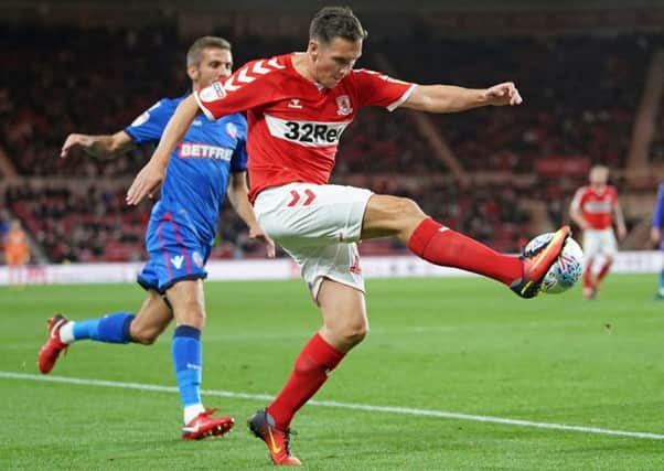 Stewart Downing scored as Middlesbrough won at Ipswich Town (Picture: Owen Humphreys/PA Wire).