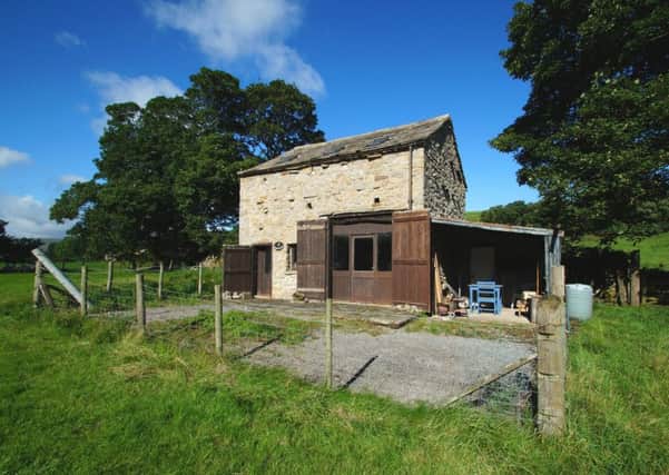 The rare and possibly one-off hobby barn near Thoralby in the Yorkshire Dales.