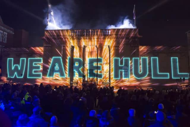 The launch of Hull's UK City of Culture celebrations which have been an economic gamechanger. Picture: Sean Spencer/Hull News & Pictures Ltd.