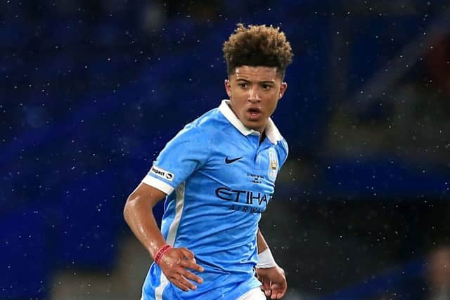 YOU'RE IN: Jadon Sancho has been handed his first senior England call-up by Gareth Southgate. Picture: John Walton/PA