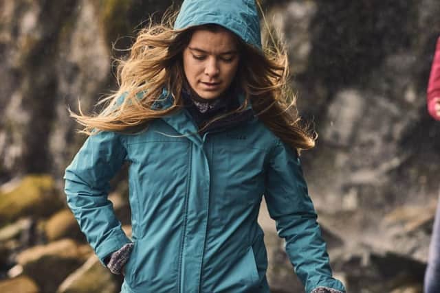 The turquoise Ennis WP jacket, usually Â£100, currently Â£60.