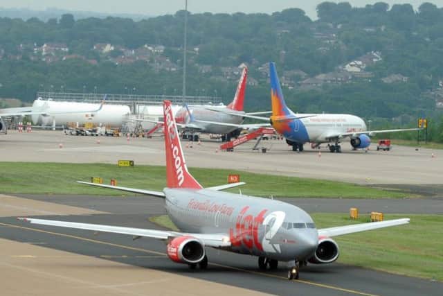 Counter terror police were called to the Jet2 plane at Leeds Bradford Airport