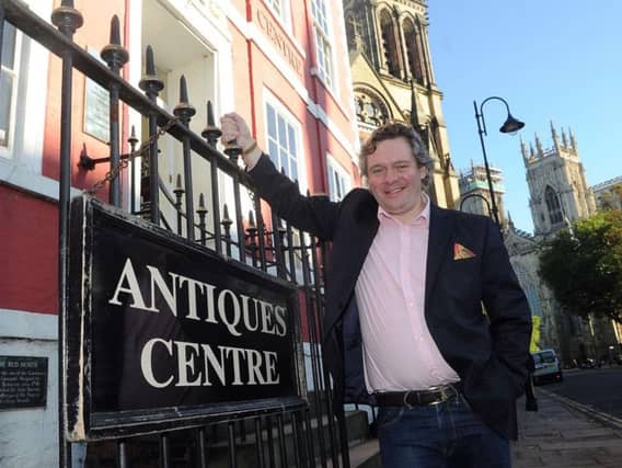Tim Hogarth, owner of Red House Antiques Centre, is a regular on ITV shows Dickinson's Real Deal and Secret Dealers.
