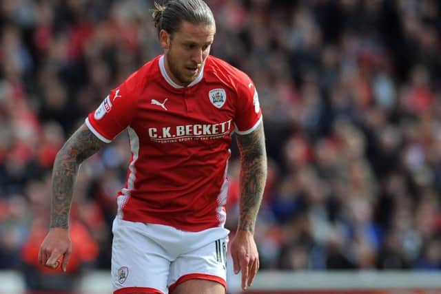 Barnsley's George Moncur scored against Peterborough in his side's emphatic victory (Picture: Tony Johnson).