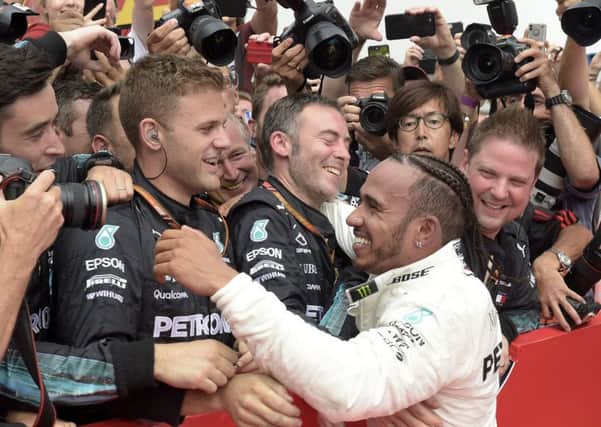 STAYING GROUNDED: Mercedes driver Lewis Hamilton. Picture: AP