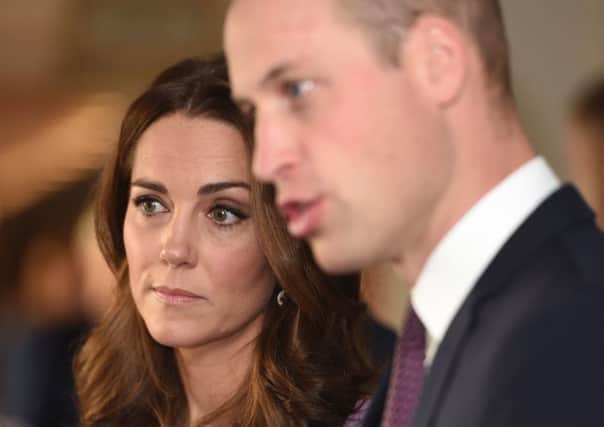 The Duke and Duchess of Cambridge during the Global Ministerial Mental Health Summit at County Hall in London.