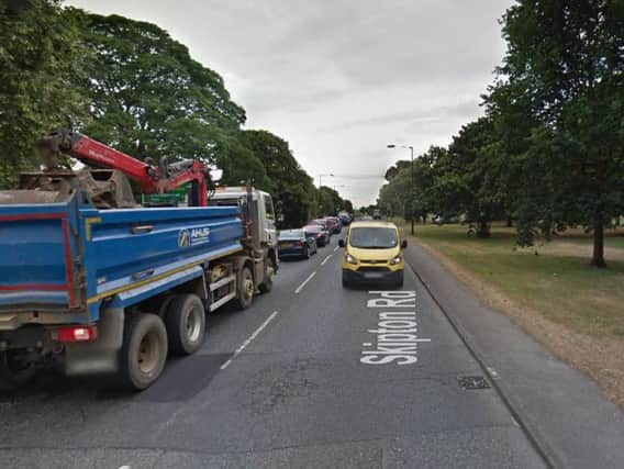 Two people were injured during a head-on collision in Skipton Road, Harrogate. Picture: Google