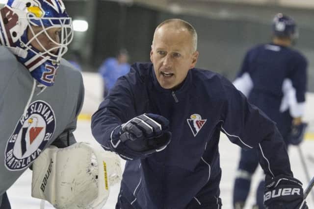 Tom barrasso. Picture supplied by Sheffield Steelers.
