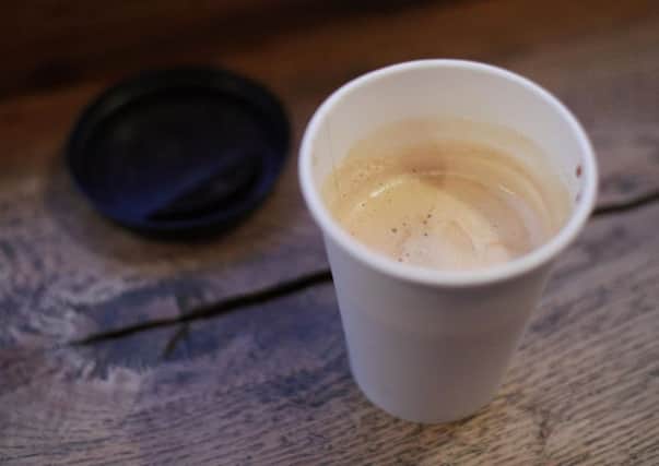 Students at Sheffield University will pay a 20p levy for a coffee served on campus in a disposable cup next week in a new trial. Picture by PA.