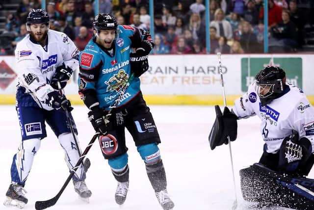 HE'S THE MAN: Patrick Dwyer worked under Tom Barrasso when the pair were at the Carolina Hurricanes. Picture courtesy of William Cherry/Press Eye/Belfast Giants