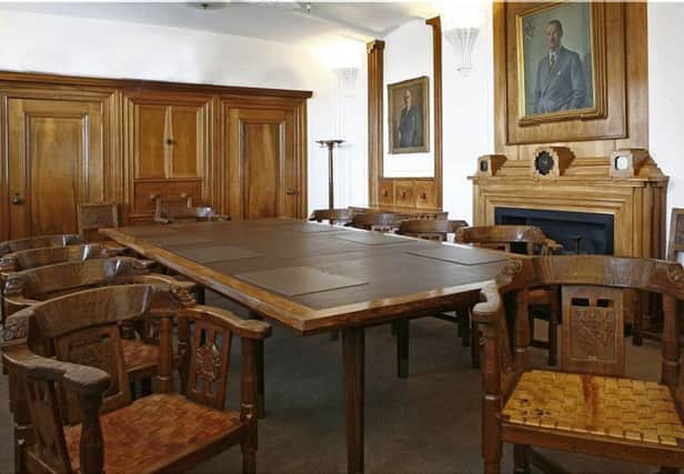 The Mouseman boardroom in the old Horlicks factory