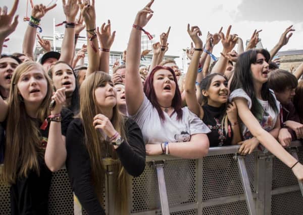 The crowd at a previous Slam Dunk Festival in Leeds.