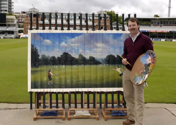 Not the ideal room-mate: Former England wicketkeeper turned professional artist Jack Russell.