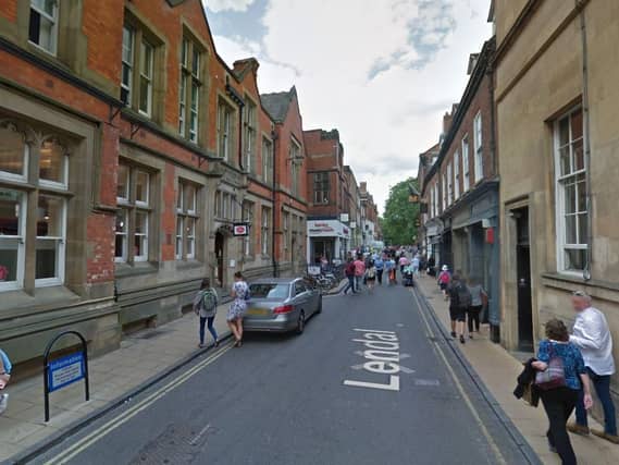 The Crown Post Office at 22 Lendal was buiilt in 1884 by Henry Tanner