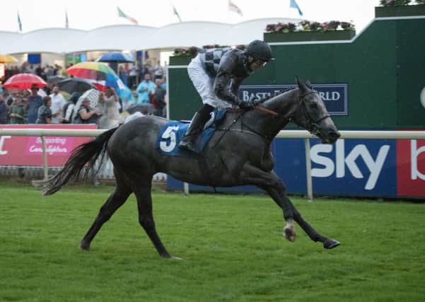 Oakley Brown's very first winner came when Third Time Lucky, trained by Richard Fahey, won at York in late July.